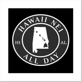 Roots Hawaii and Alabama by Hawaii Nei All Day Posters and Art